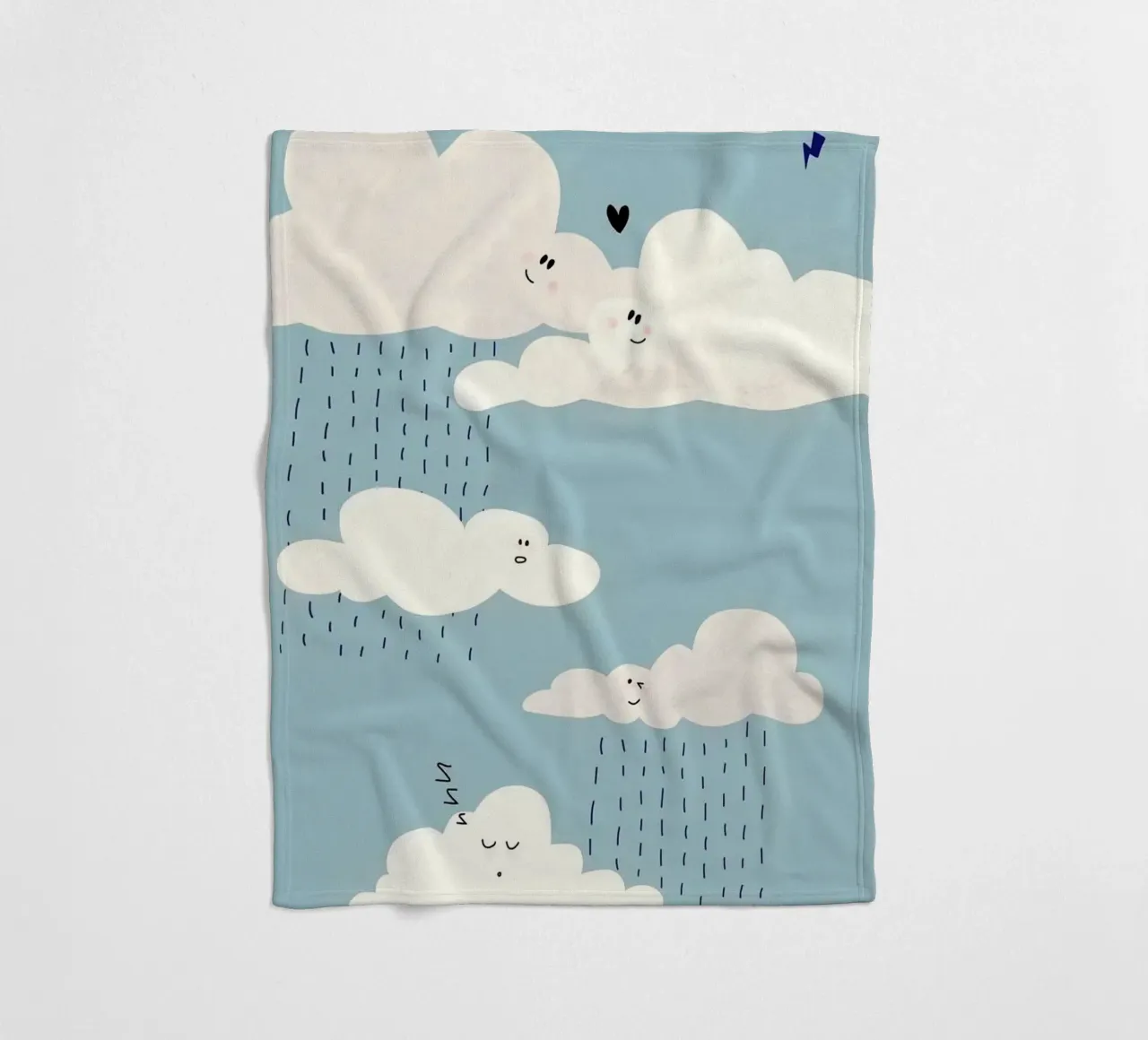 shape of cloud coperta in pile da miracle