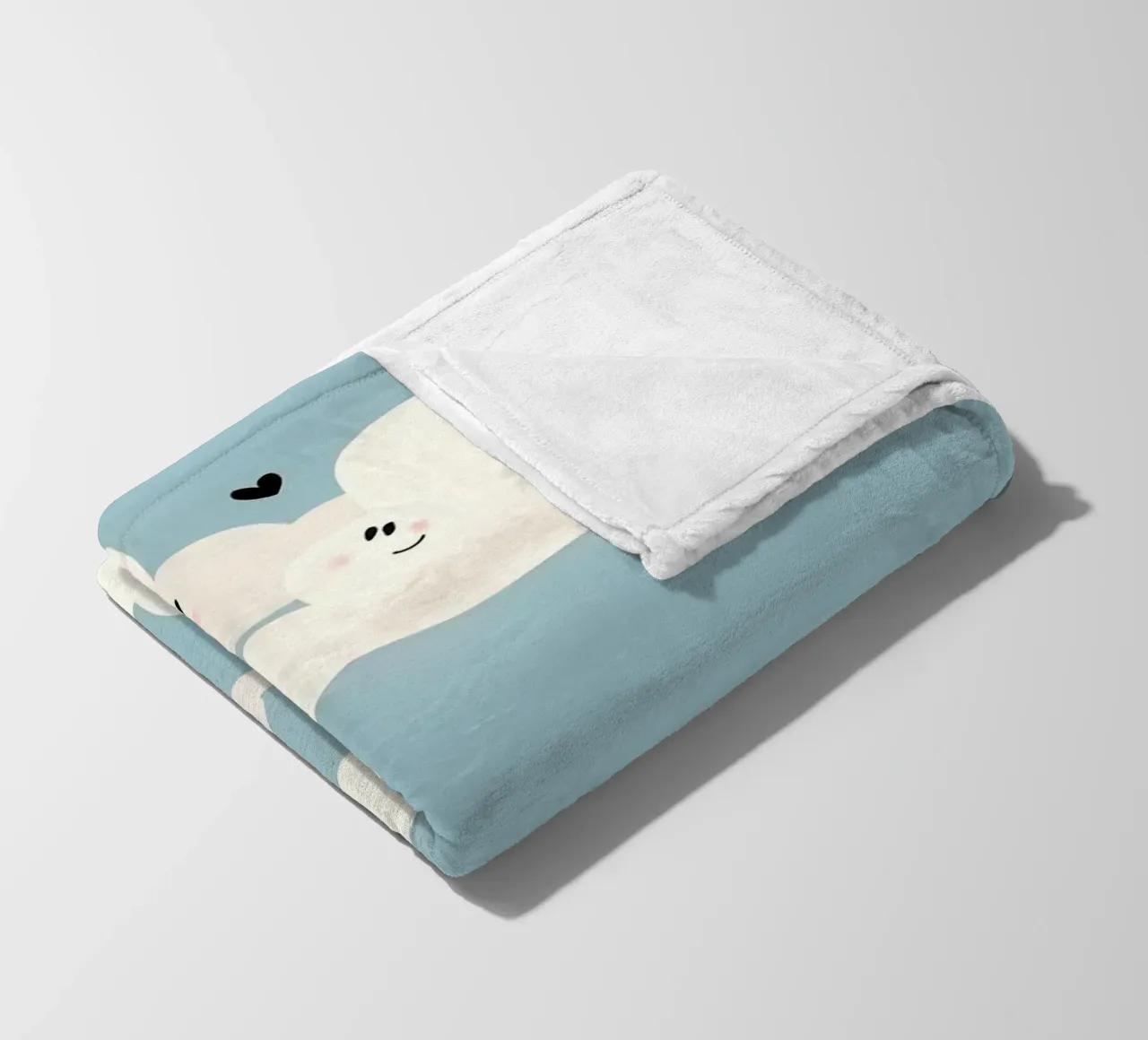 shape of cloud coperta in pile da miracle