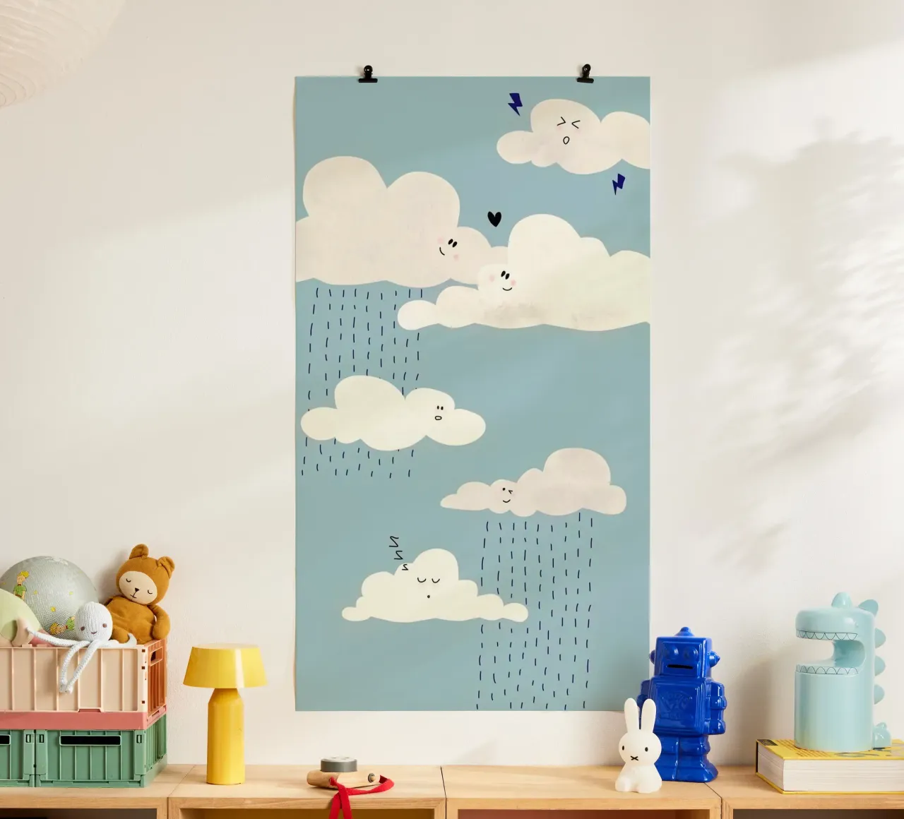 shape of cloud Poster von miracle
