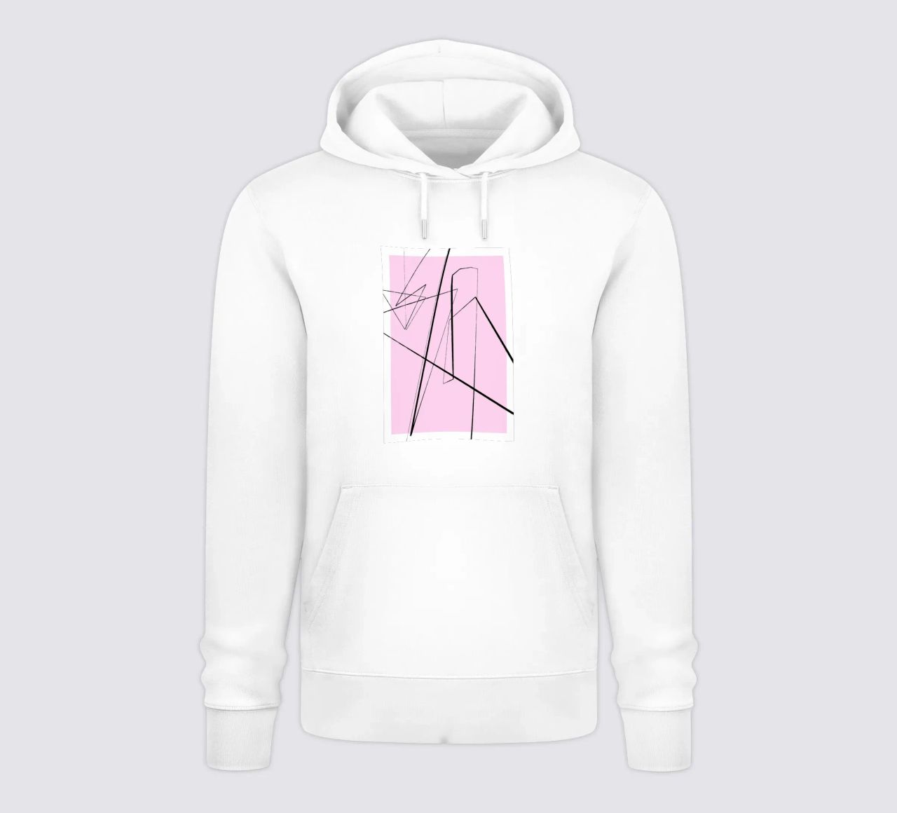 Angular Lines No 4 felpa con cappuccio da treechild