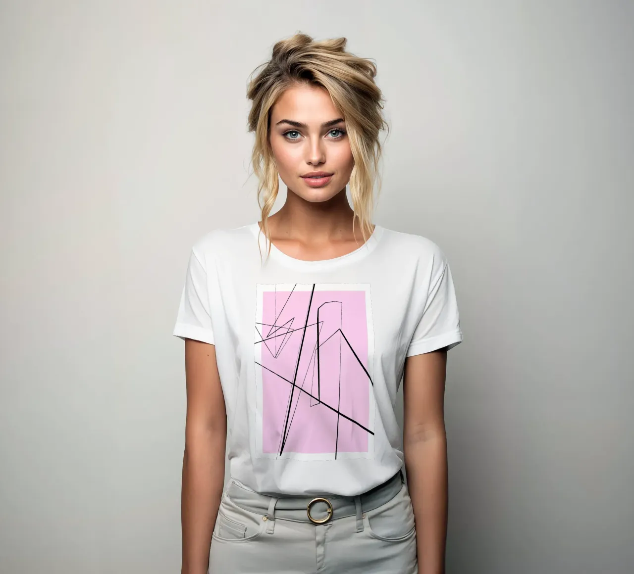 Angular Lines No 4 t-shirt da donna da treechild