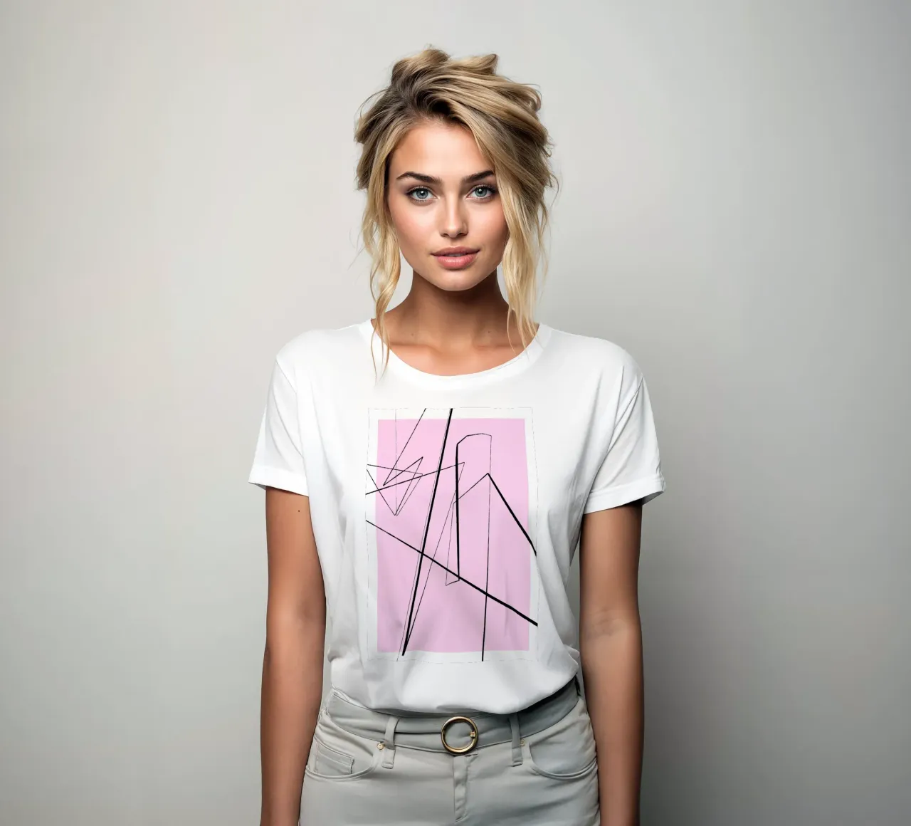 Angular Lines No 4 Frauen T-Shirt von treechild