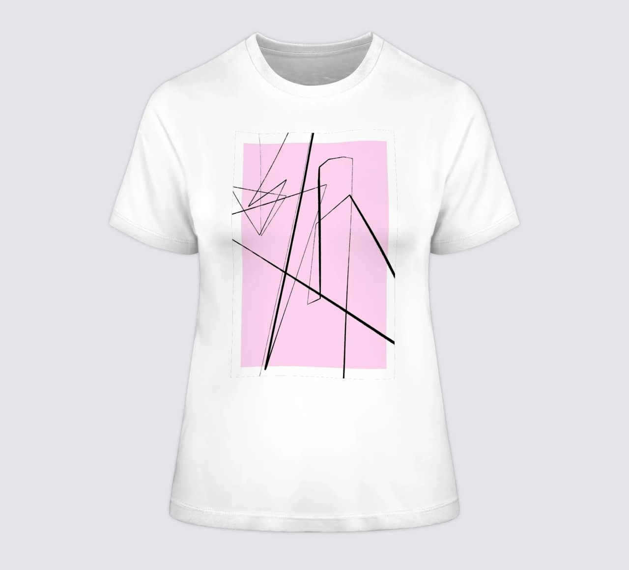 Angular Lines No 4 t-shirt da donna da treechild
