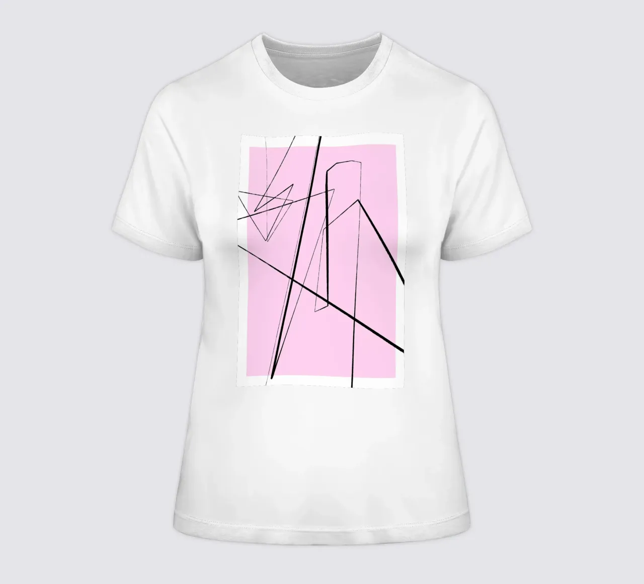 Angular Lines No 4 t-shirt da donna da treechild