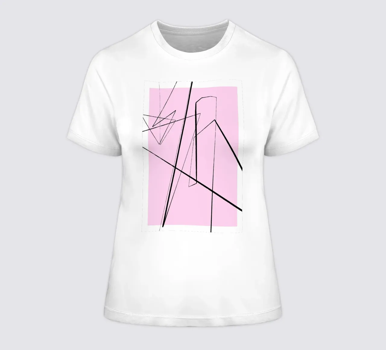 Angular Lines No 4 Frauen T-Shirt von treechild