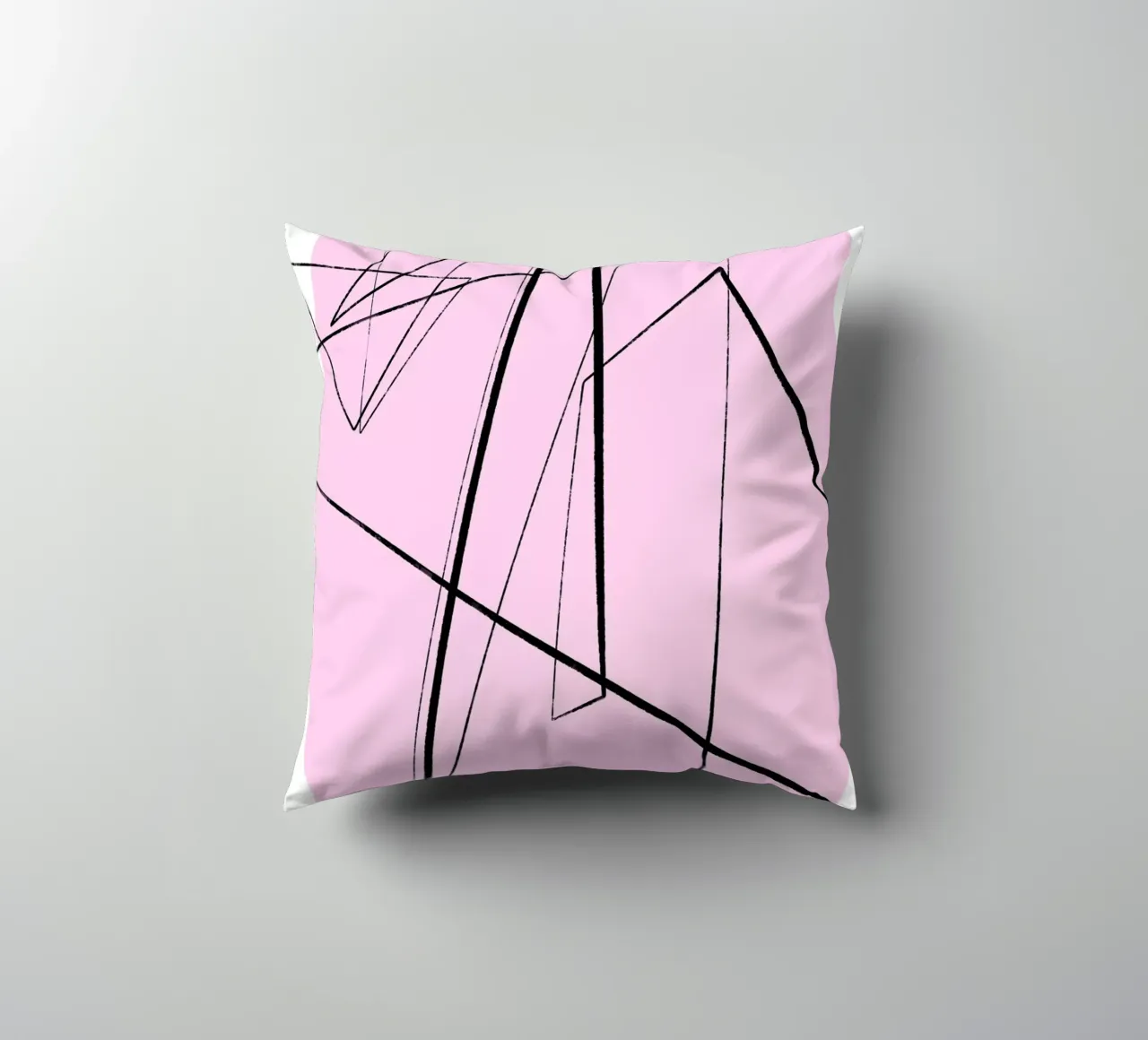 Angular Lines No 4 decorative cushion by treechild