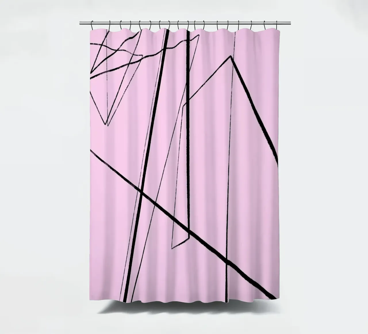 Angular Lines No 4 Duschvorhang von treechild