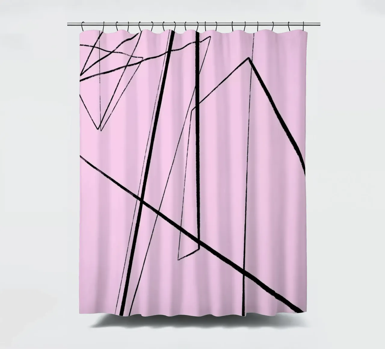 Angular Lines No 4 douchegordijn van treechild