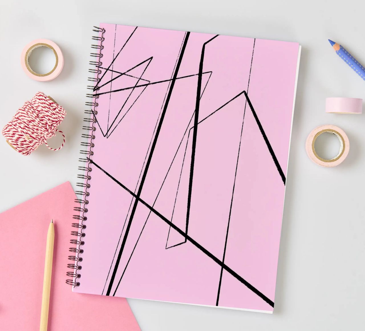 Angular Lines No 4 diario ad anelli da treechild