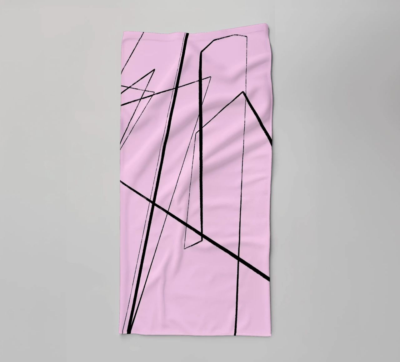 Angular Lines No 4 badhanddoek van treechild