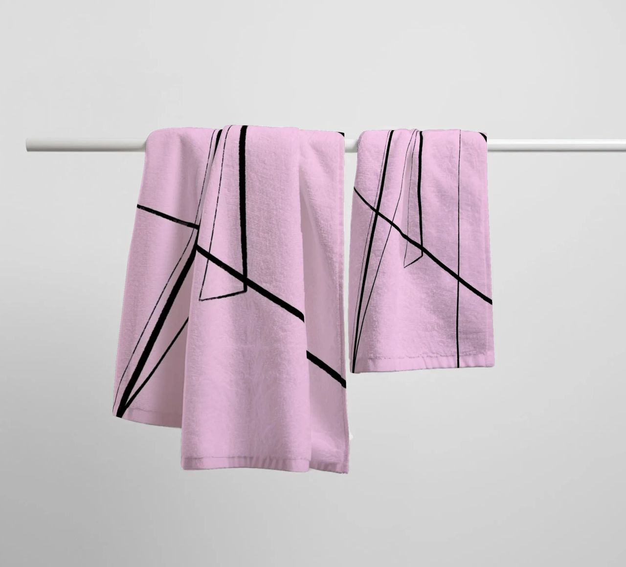 Angular Lines No 4 badhanddoek van treechild
