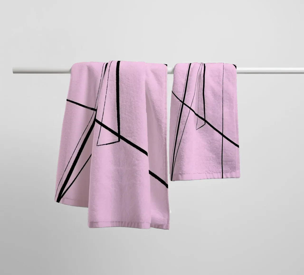 Angular Lines No 4 serviette de bain de treechild