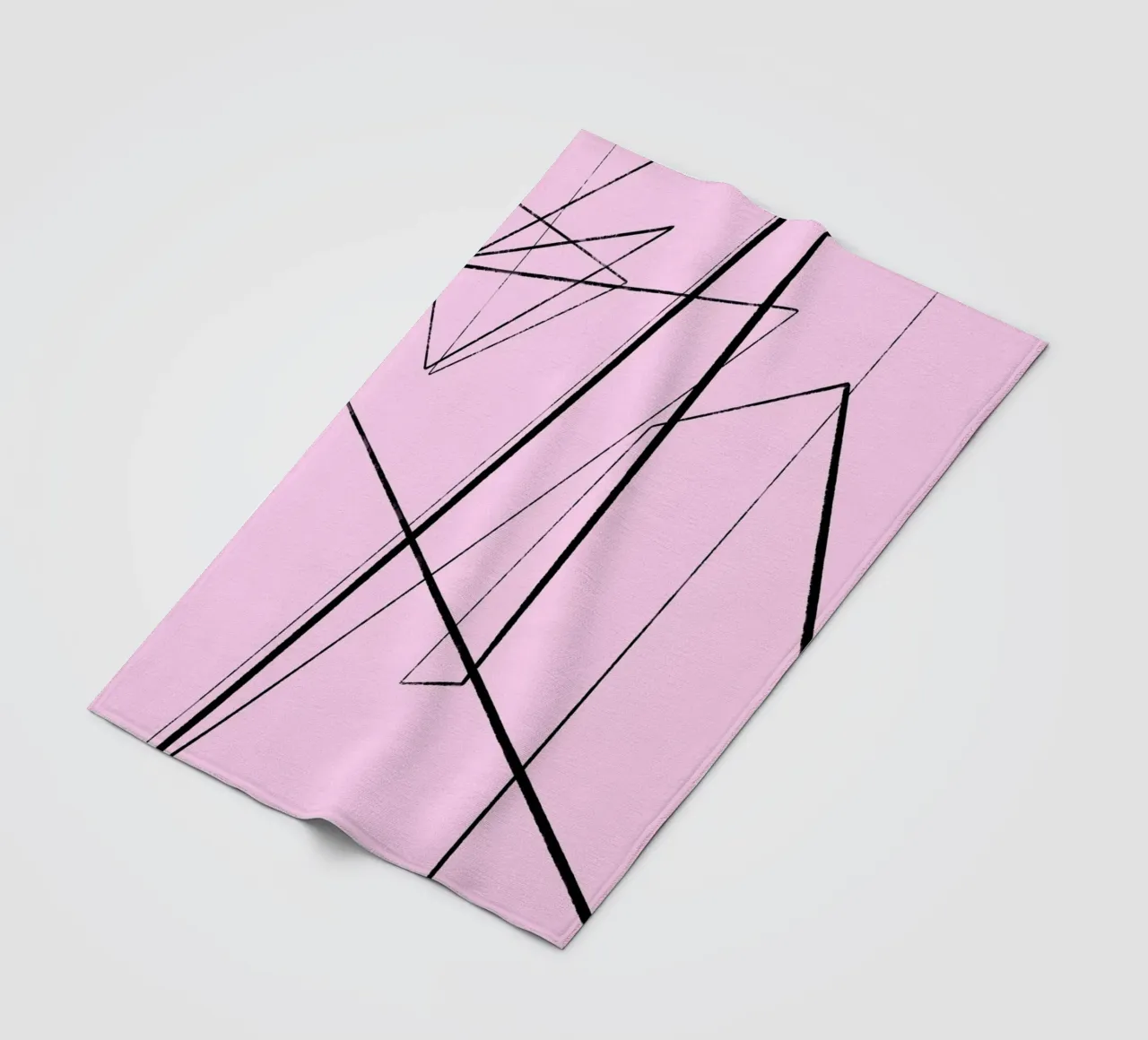 Angular Lines No 4 Fleecedecke von treechild