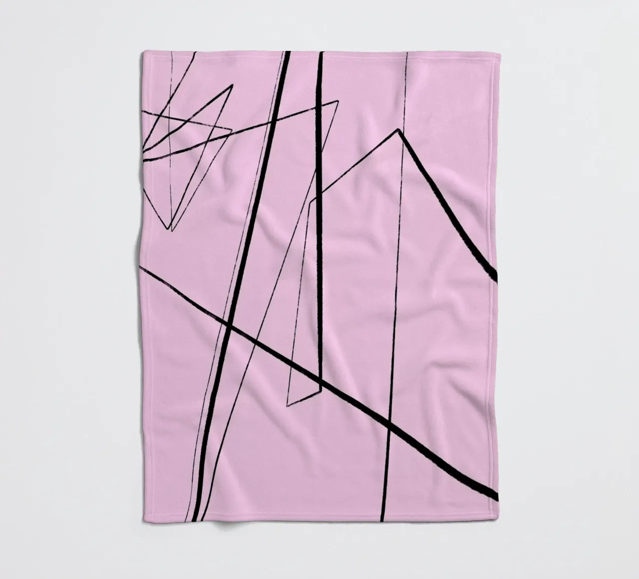 Angular Lines No 4 Fleecedecke von treechild