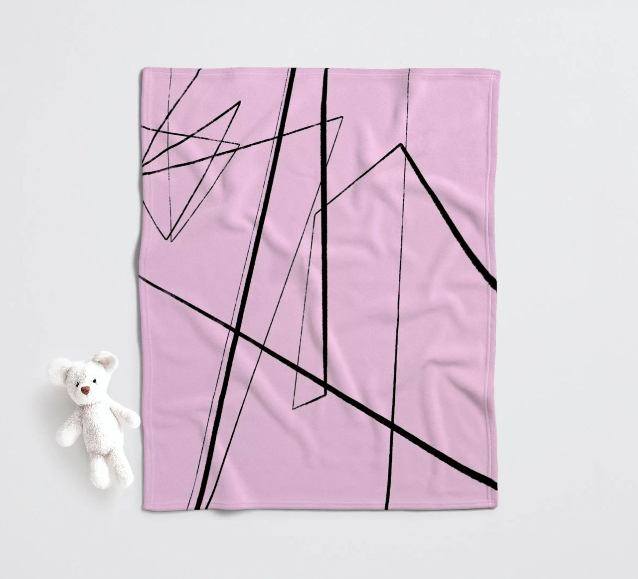 Angular Lines No 4 fleecedeken van treechild
