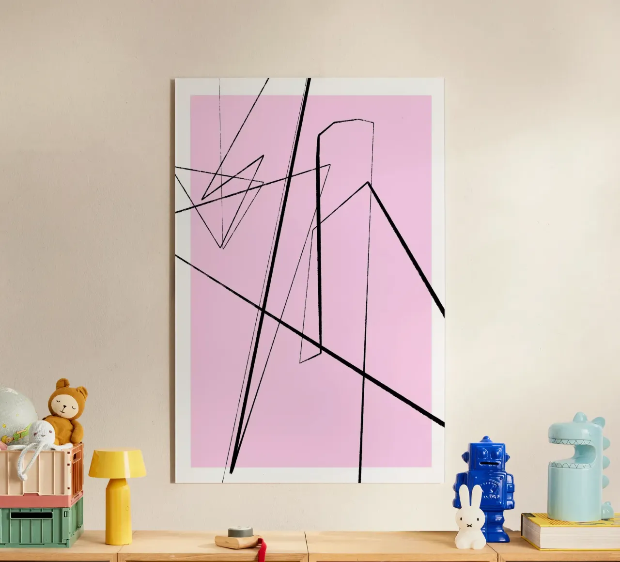 Angular Lines No 4 Acryl-Glas von treechild