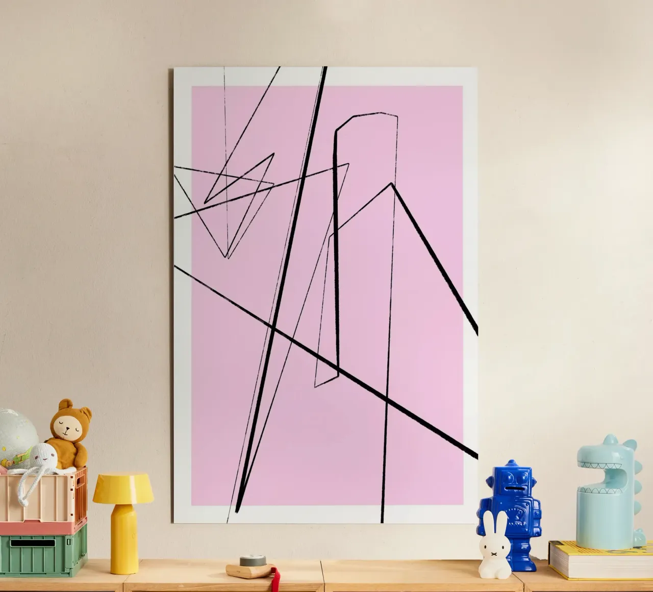 Angular Lines No 4 Alu-Dibond von treechild