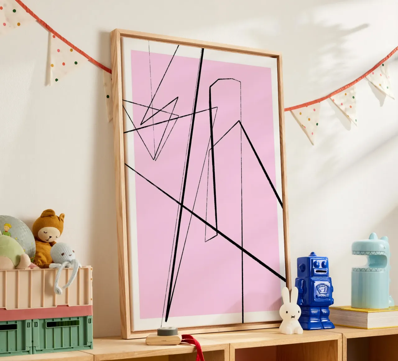 Angular Lines No 4 toile de treechild