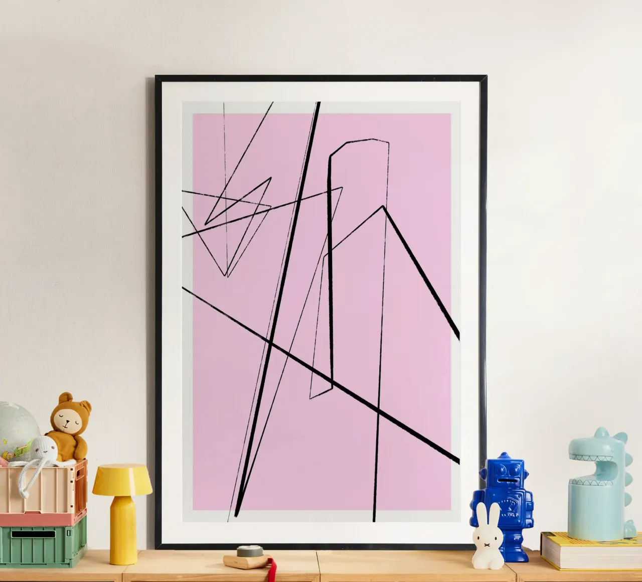 Angular Lines No 4 carta hahnemühle da treechild