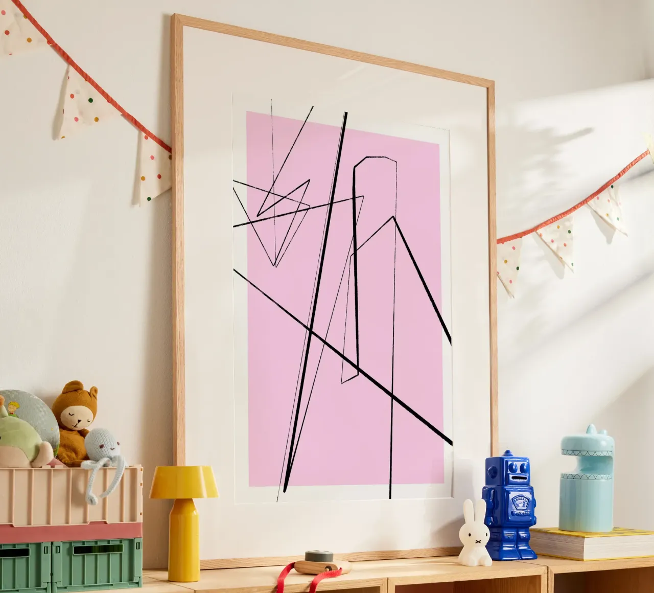 Angular Lines No 4 hahnemühle de treechild
