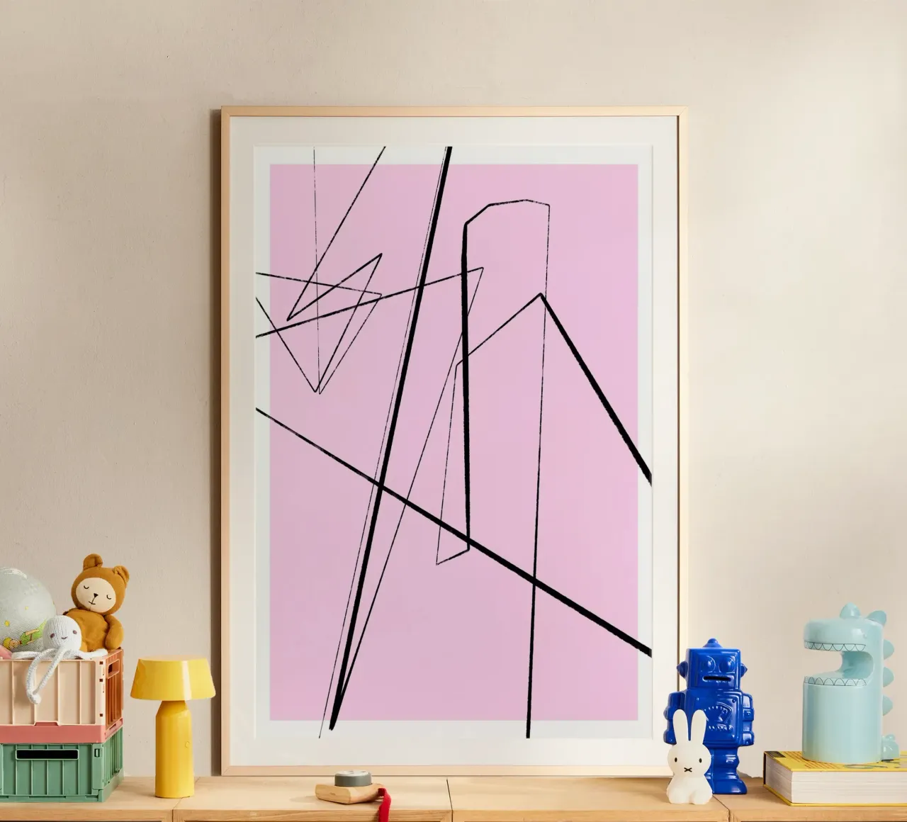 Angular Lines No 4 hahnemühle de treechild