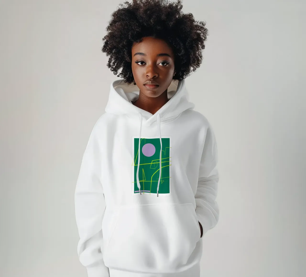 Angular Lines No 23 Hoodie von treechild