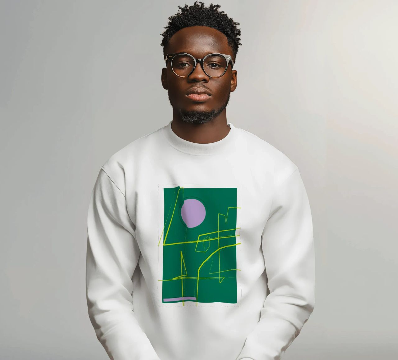 Angular Lines No 23 felpa da treechild