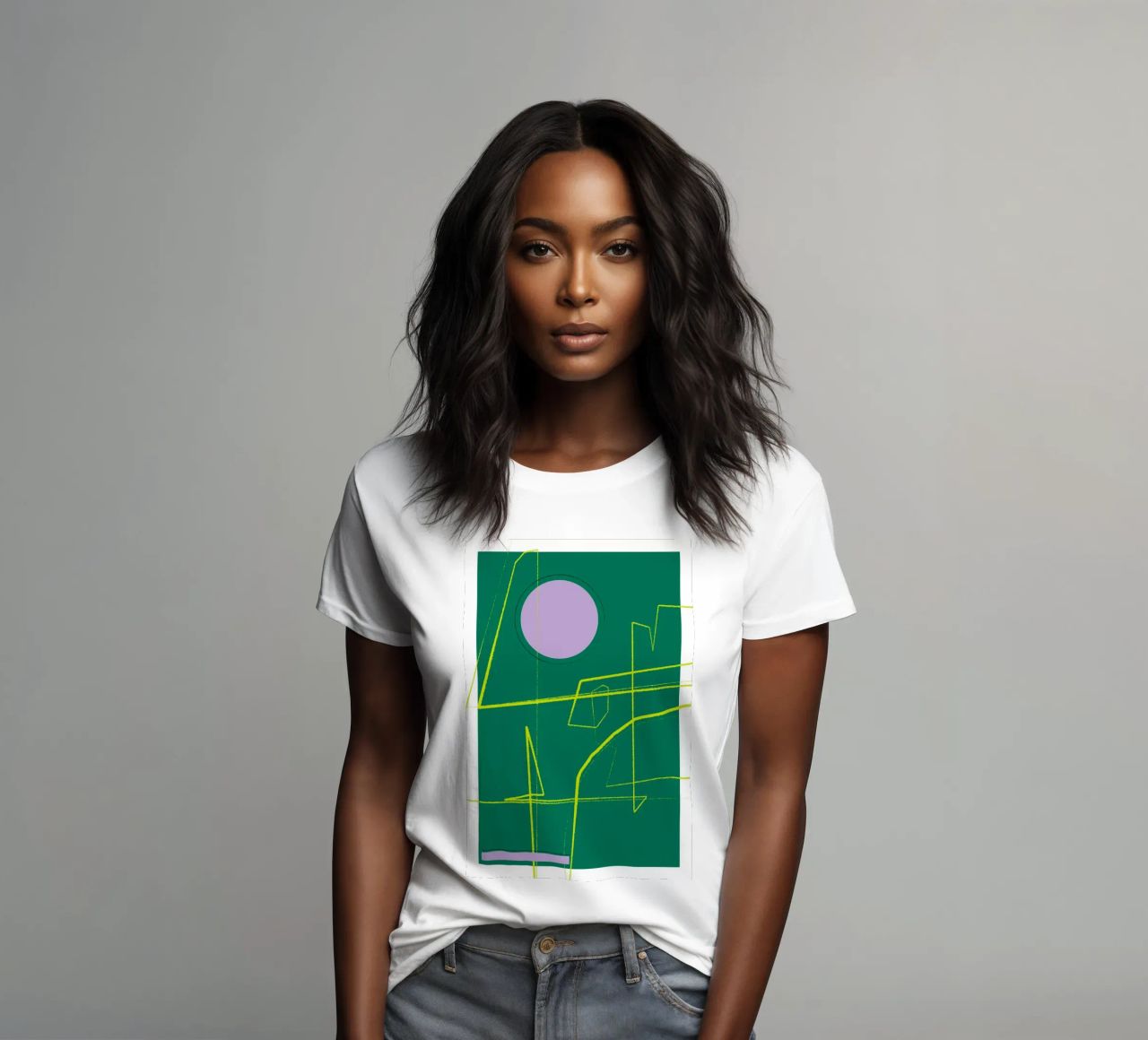 Angular Lines No 23 t-shirt da donna da treechild