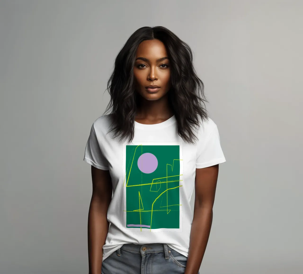 Angular Lines No 23 t-shirt da donna da treechild