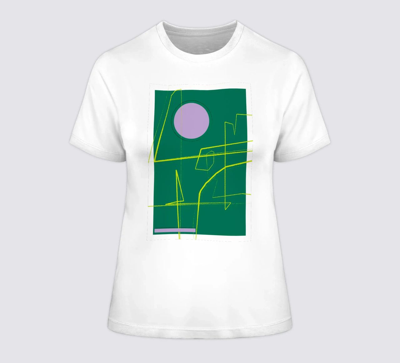 Angular Lines No 23 t-shirt da donna da treechild
