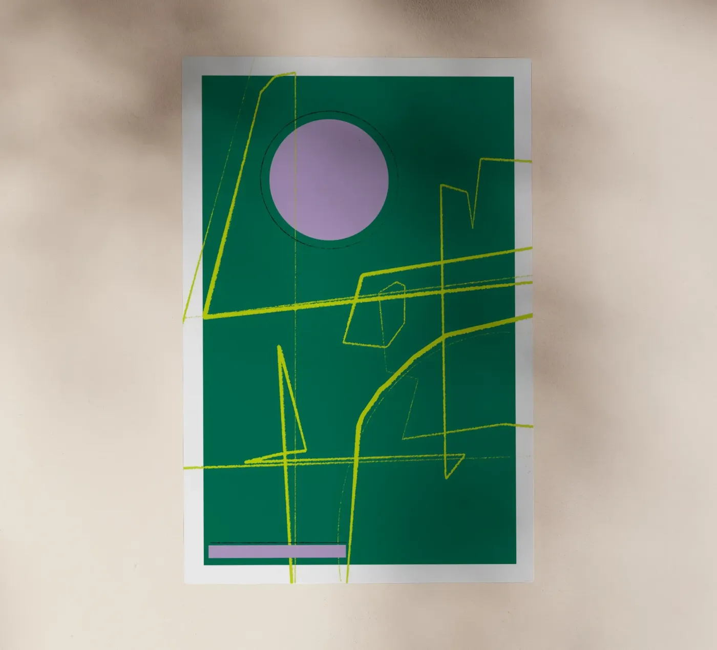 Angular Lines No 23 Backlit Folie von treechild