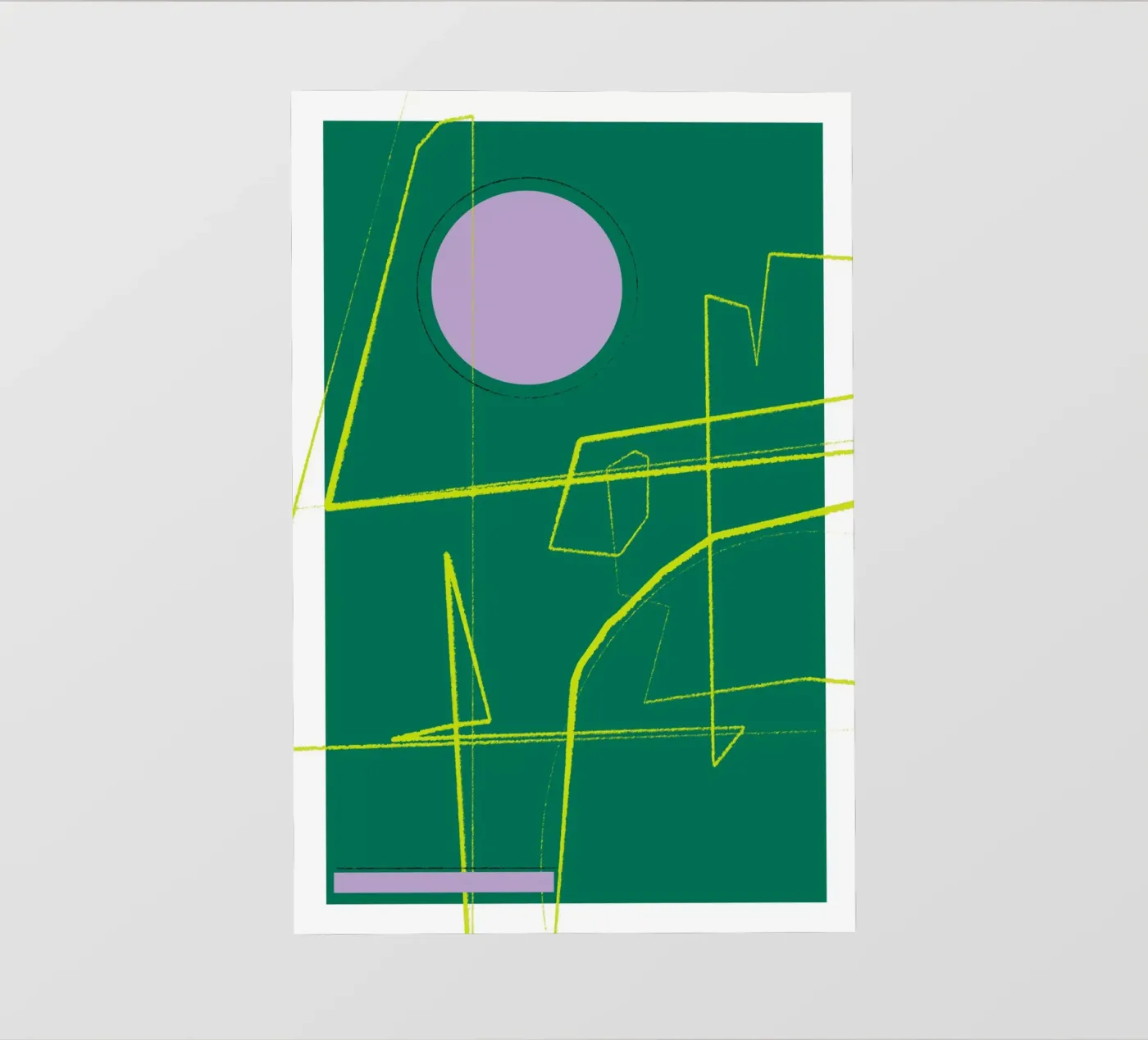 Angular Lines No 23 Backlit Folie von treechild