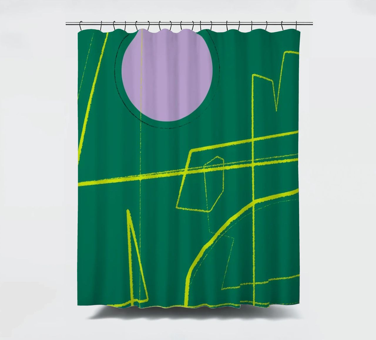 Angular Lines No 23 tenda da doccia da treechild