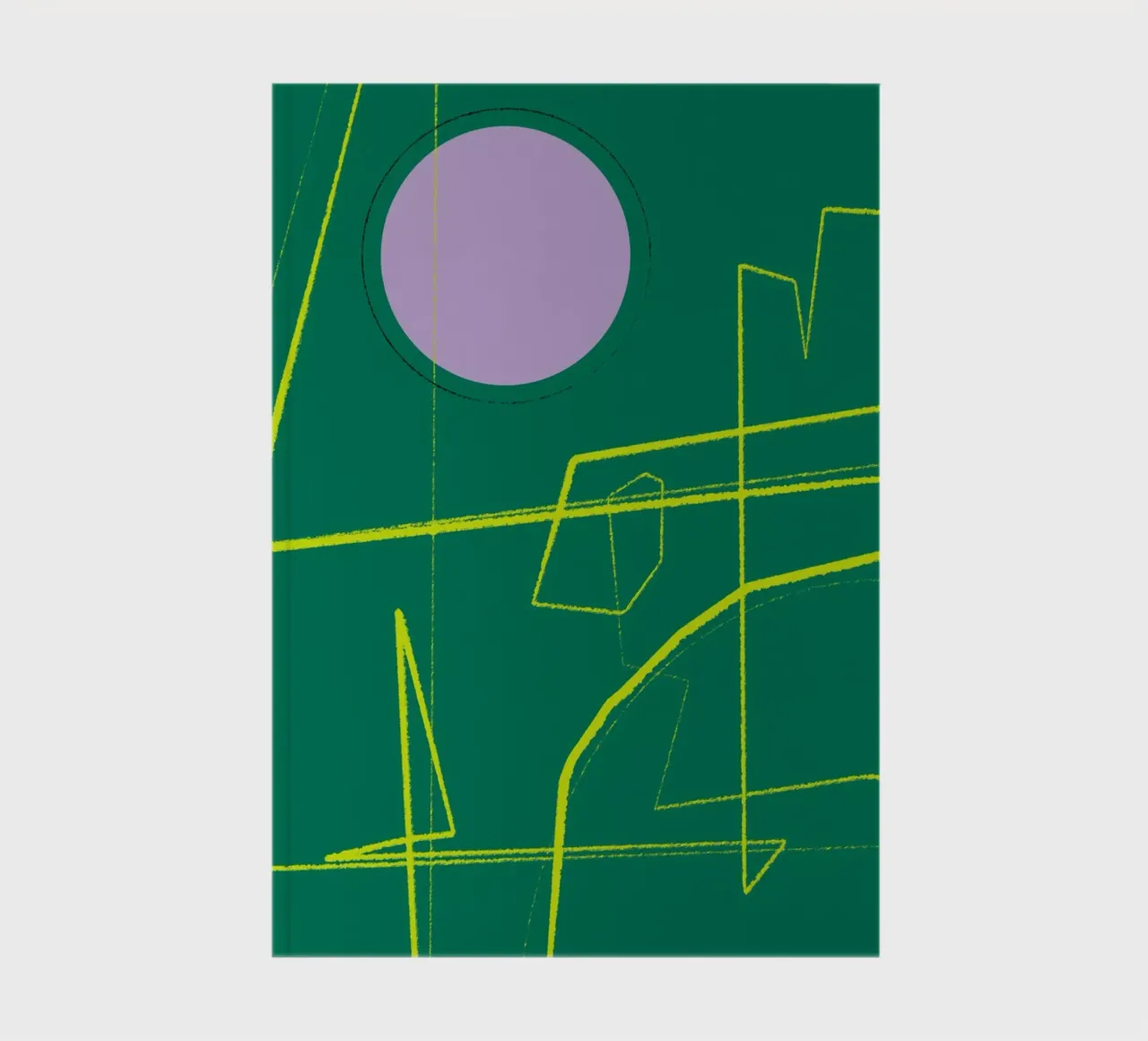 Angular Lines No 23 Notizbuch von treechild