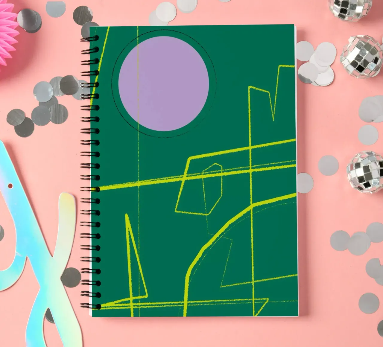 Angular Lines No 23 carnet à spirale de treechild