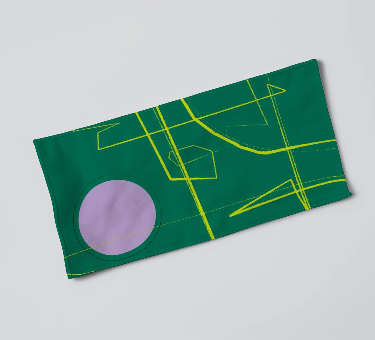 Angular Lines No 23 serviette de bain de treechild