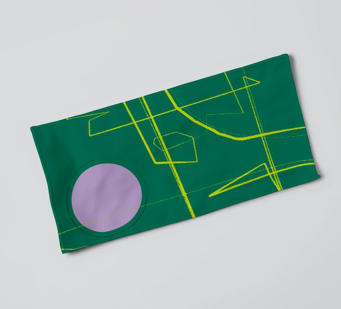 Angular Lines No 23 Handtuch von treechild