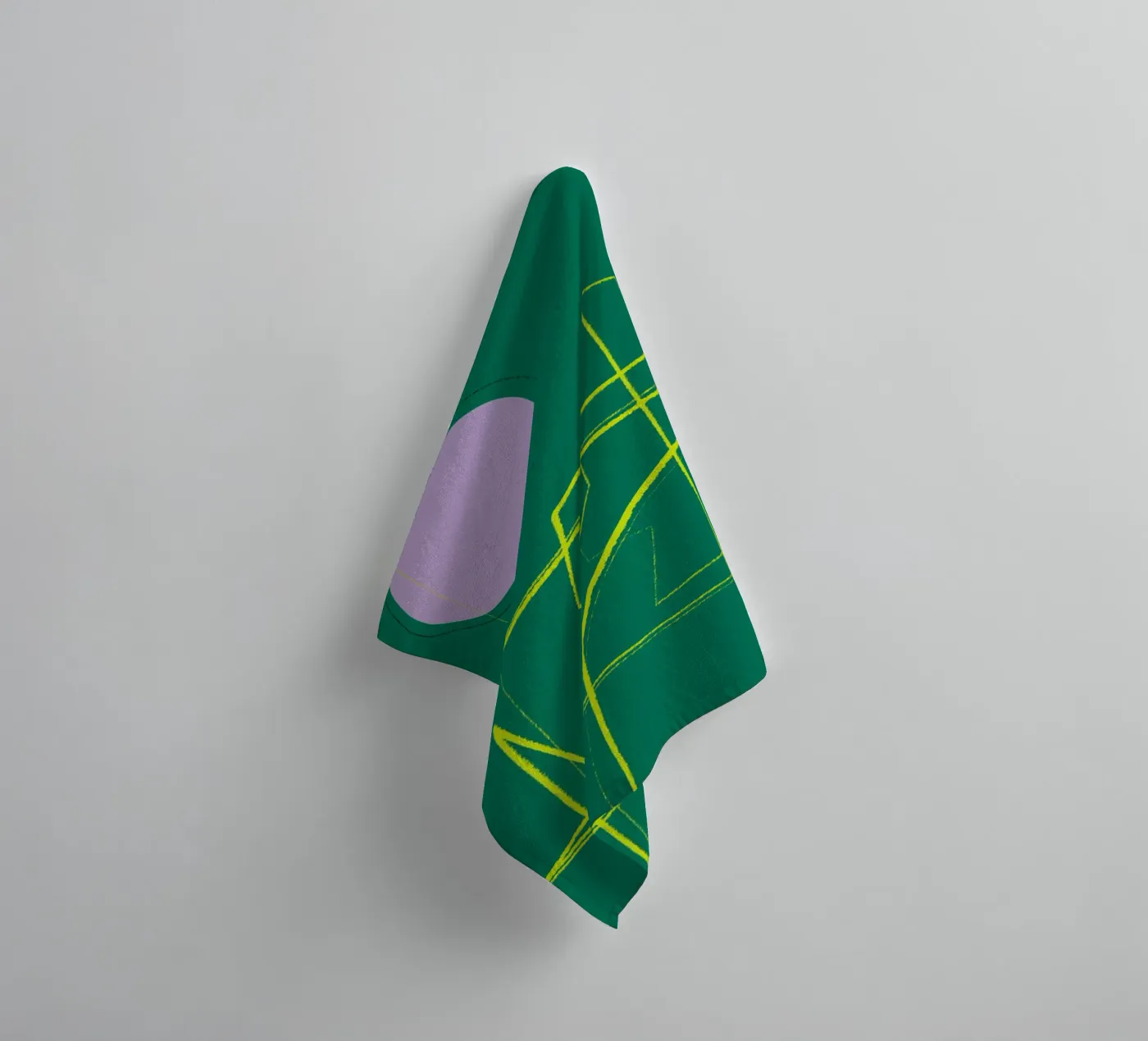 Angular Lines No 23 Handtuch von treechild