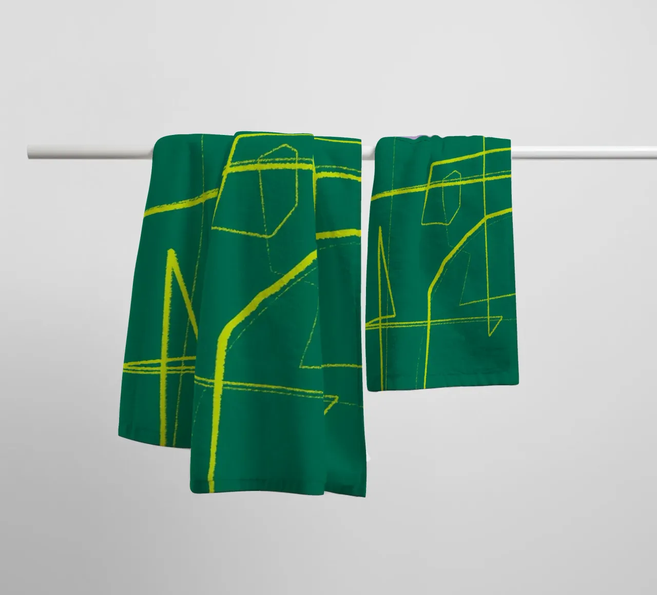 Angular Lines No 23 serviette de bain de treechild