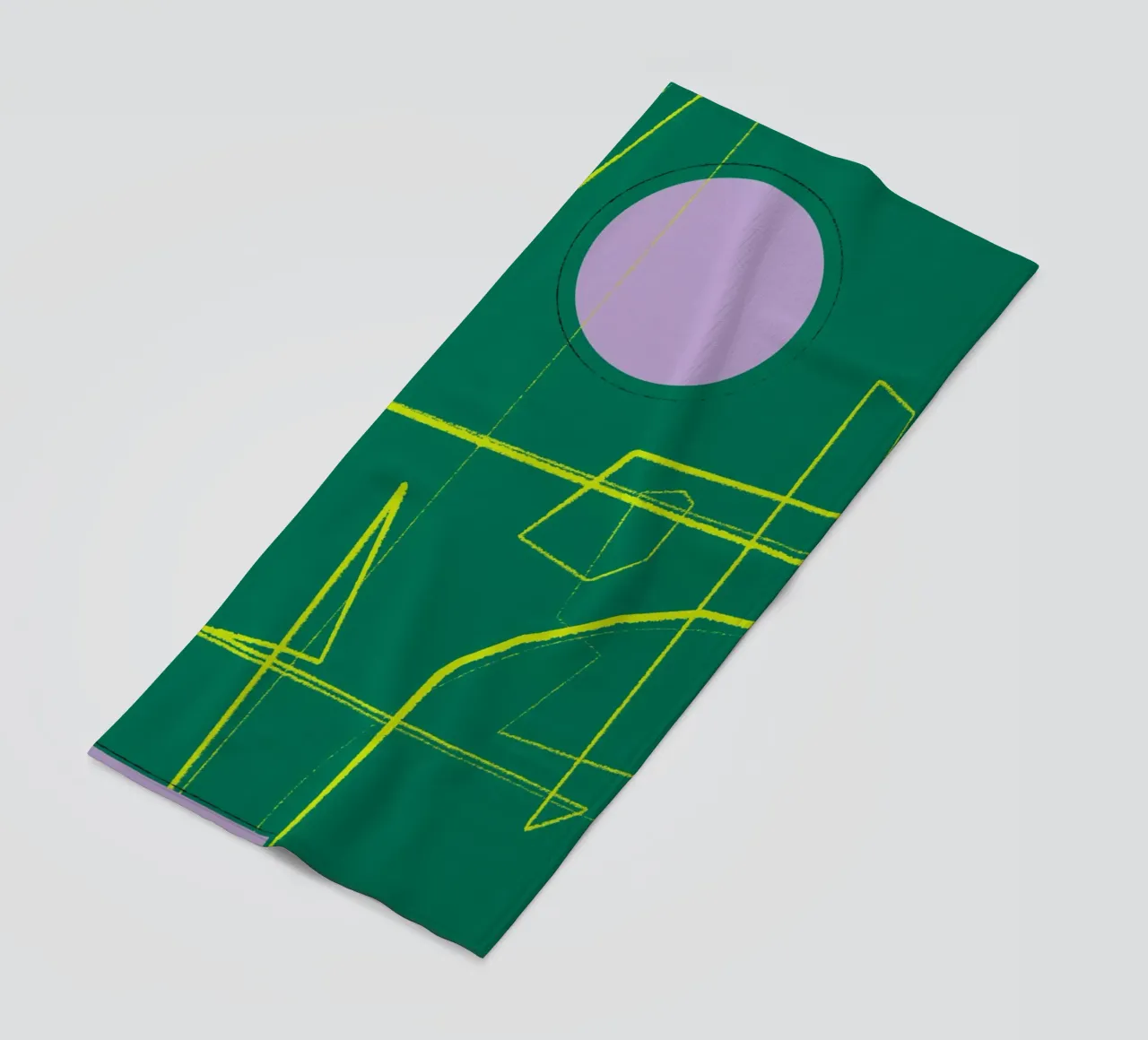 Angular Lines No 23 serviette de plage de treechild