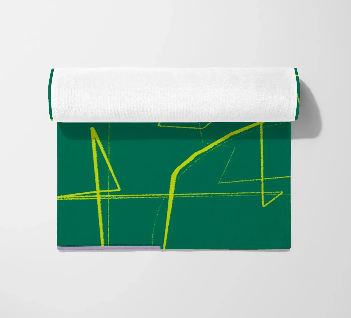 Angular Lines No 23 beach towel by treechild