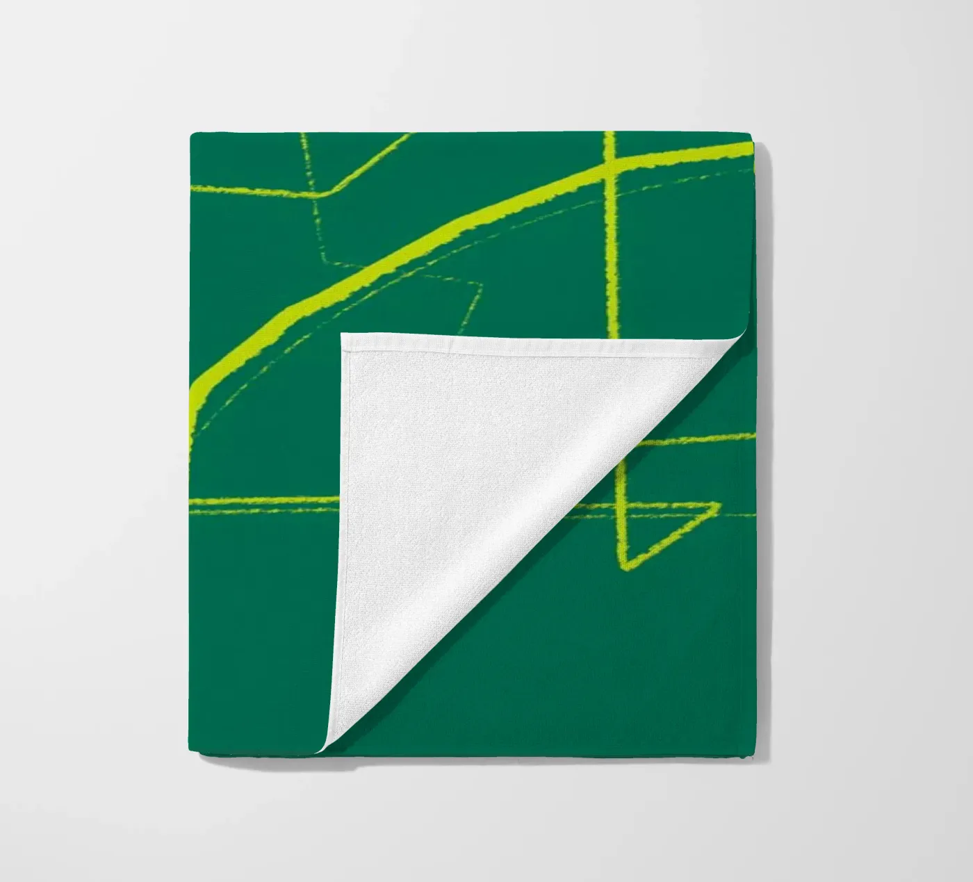 Angular Lines No 23 beach towel by treechild