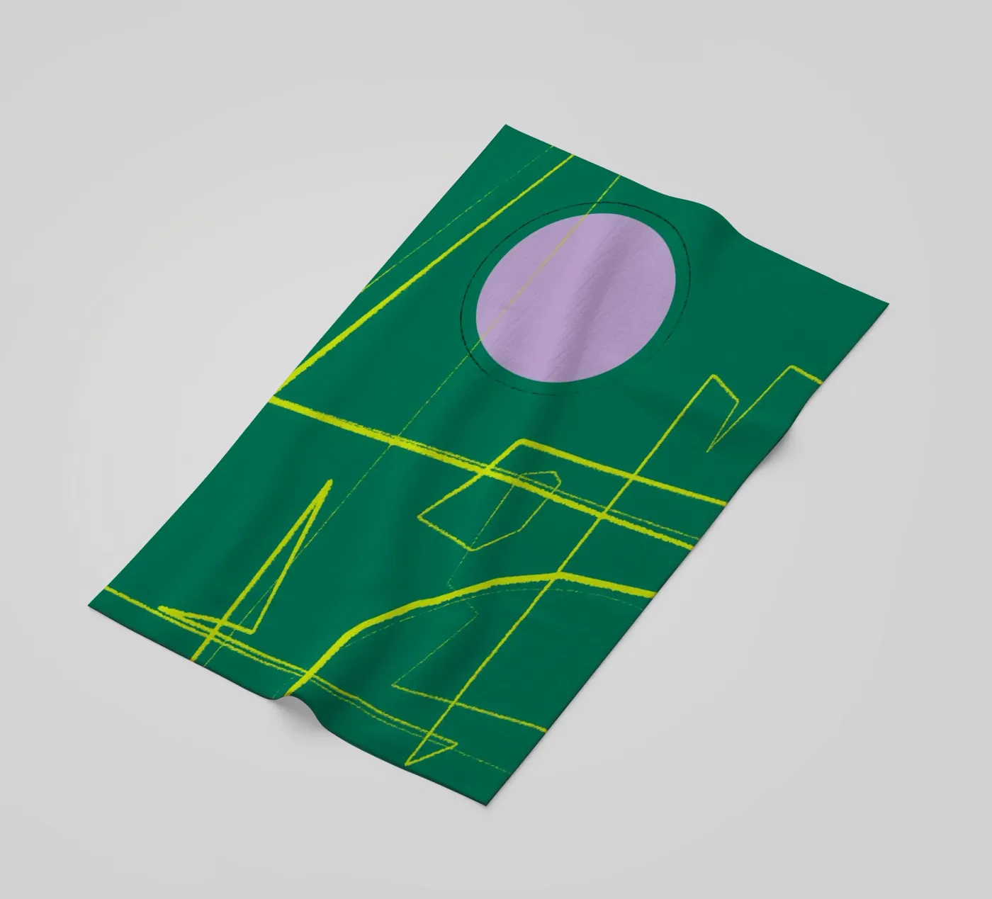 Angular Lines No 23 beach towel by treechild