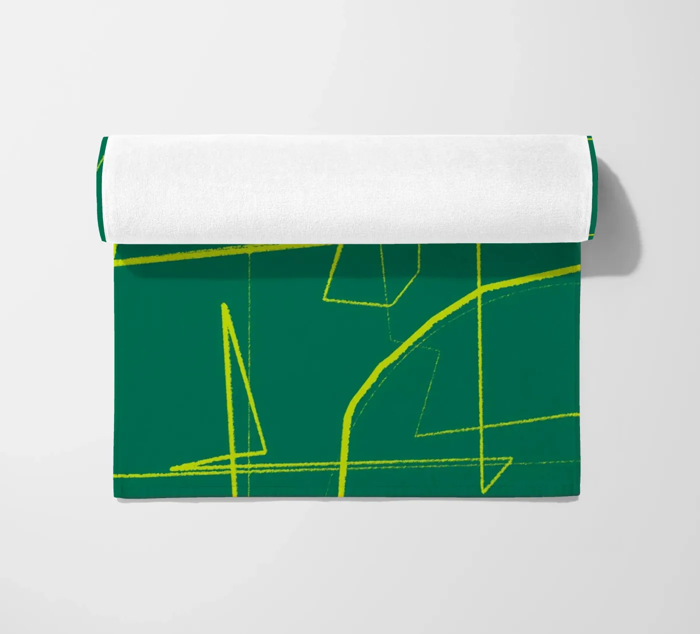 Angular Lines No 23 beach towel by treechild