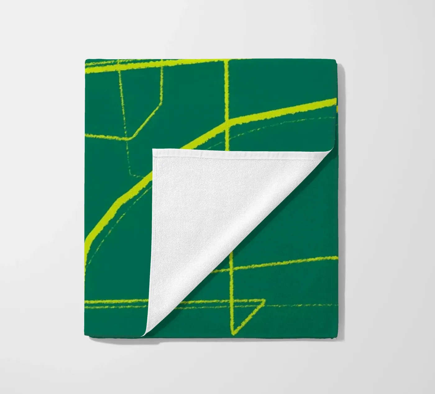 Angular Lines No 23 beach towel by treechild