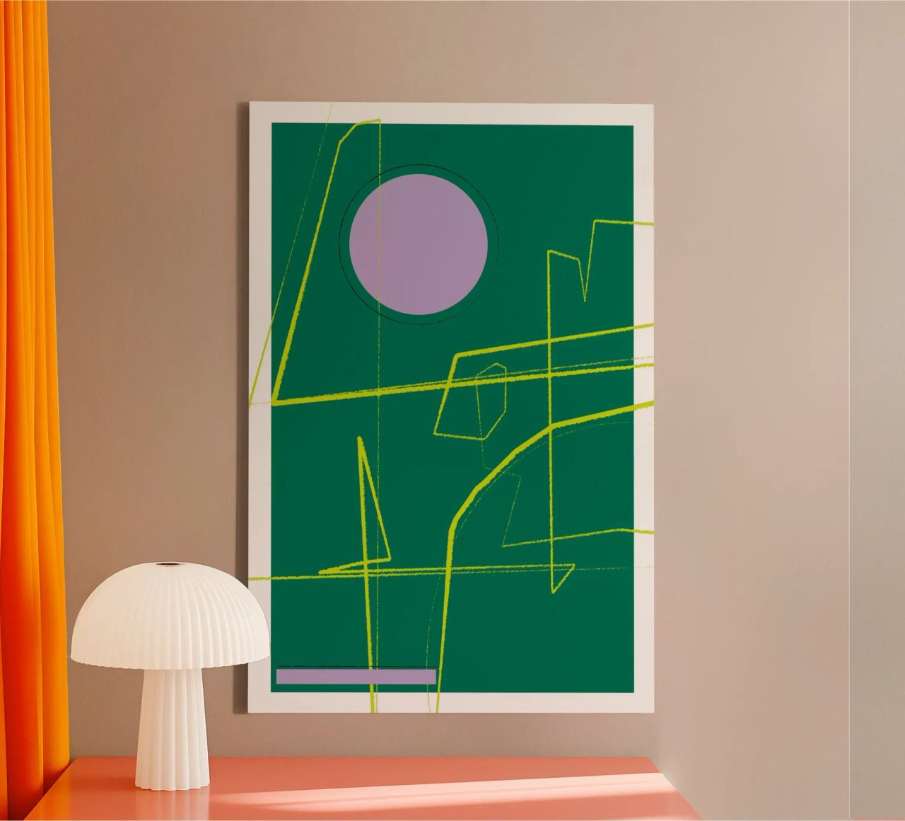 Angular Lines No 23 tela da treechild