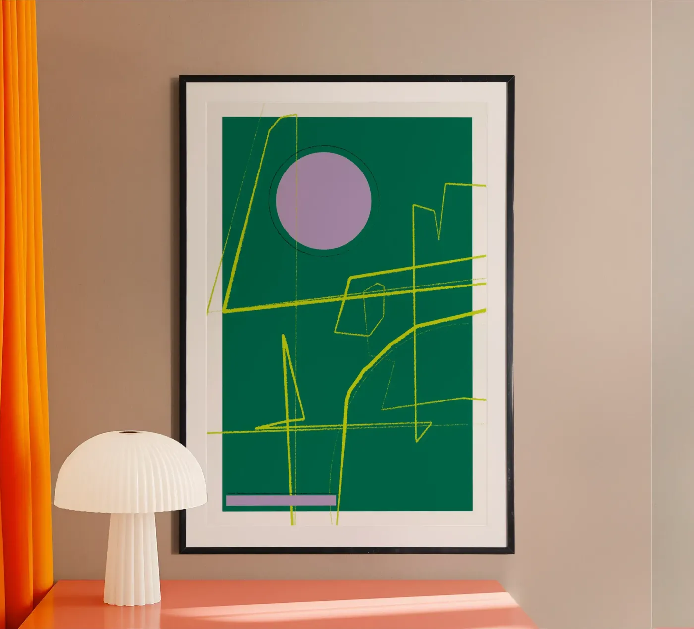 Angular Lines No 23 poster de treechild