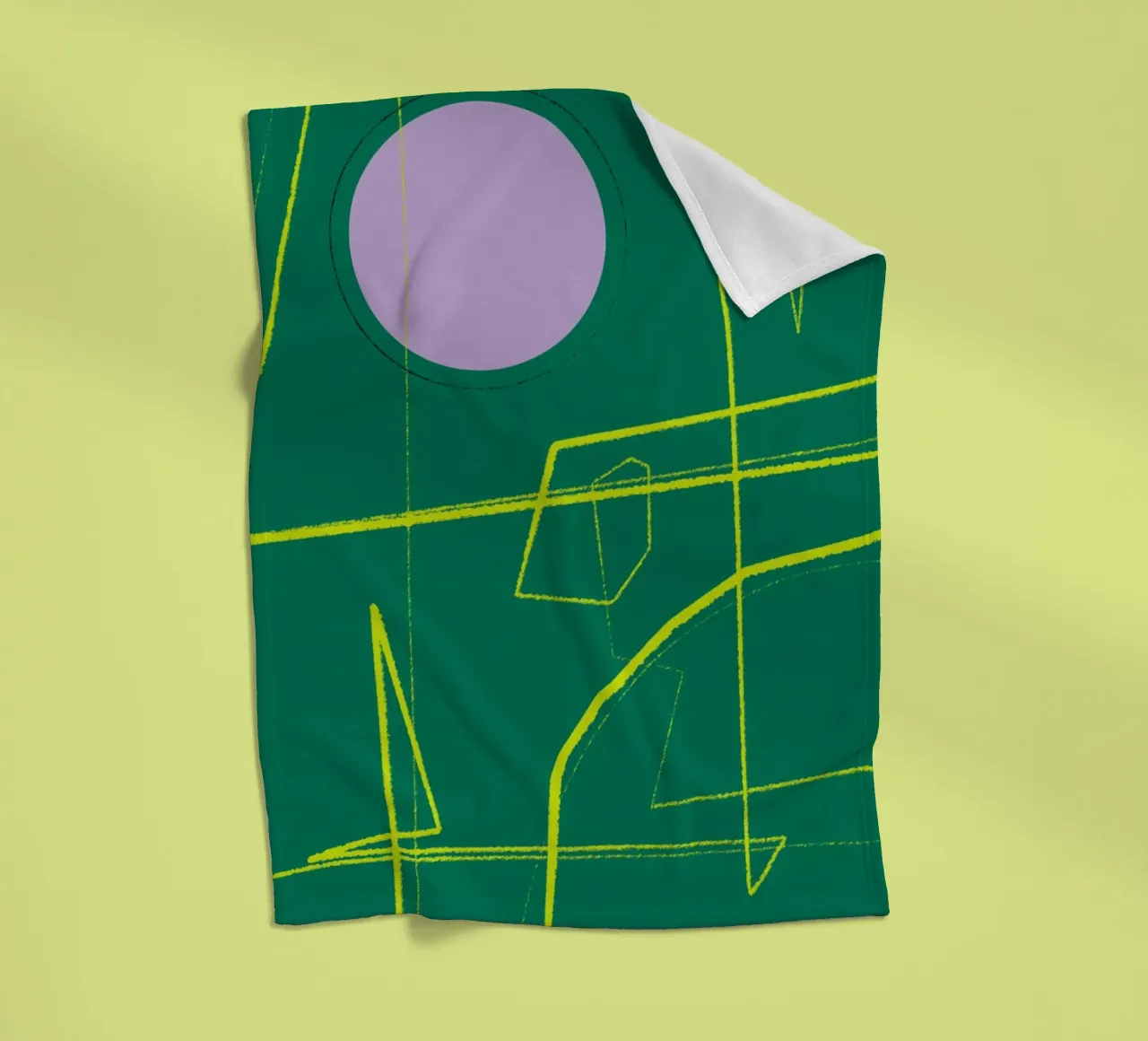 Angular Lines No 23 Fleecedecke von treechild