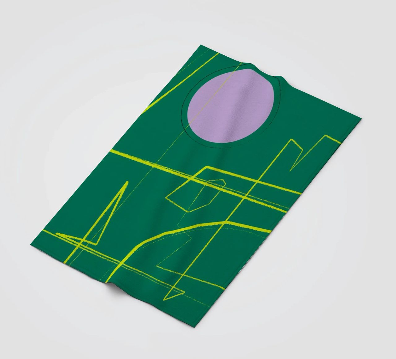 Angular Lines No 23 coperta in pile da treechild