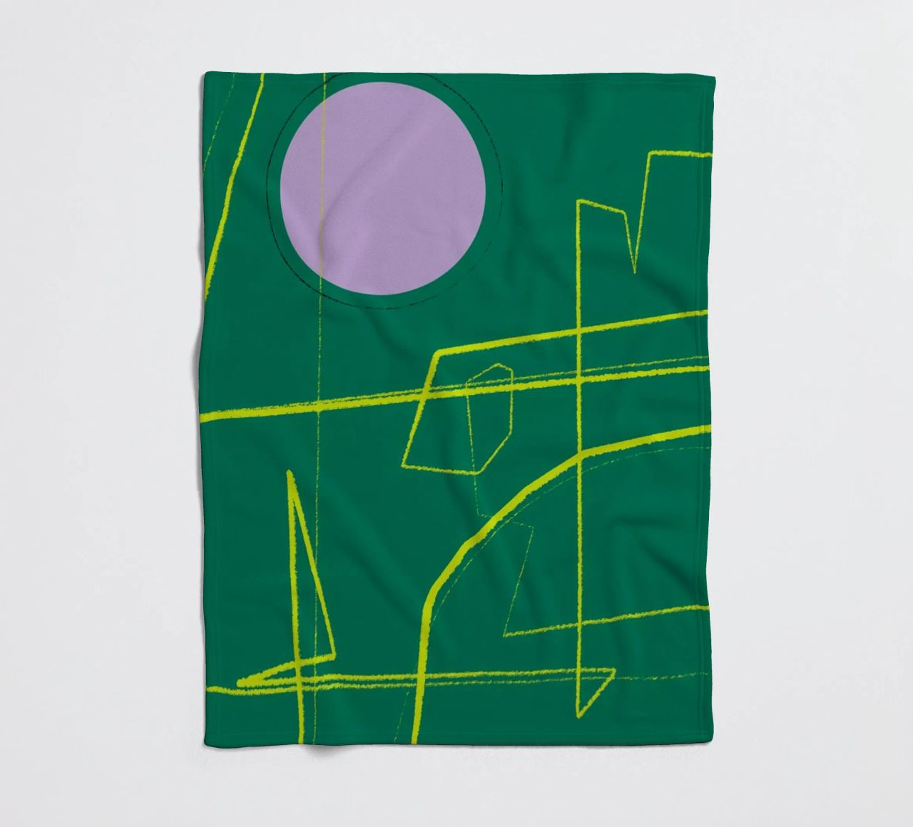 Angular Lines No 23 coperta in pile da treechild
